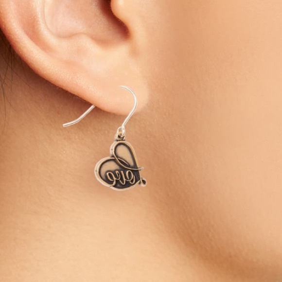 Alex And Ani LOVE💖 Drop Earrings - Picture 3 of 7